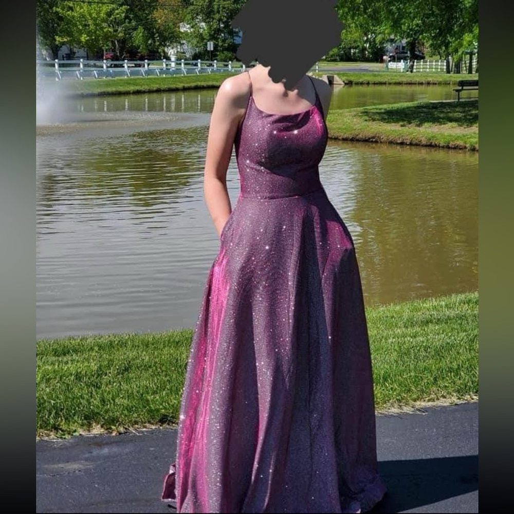 May Queen Purple Prom Dress